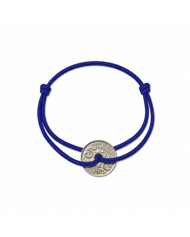 LE SOU FRANÇAIS - Bracelet Louvre - 5 centimes argent - Majorelle