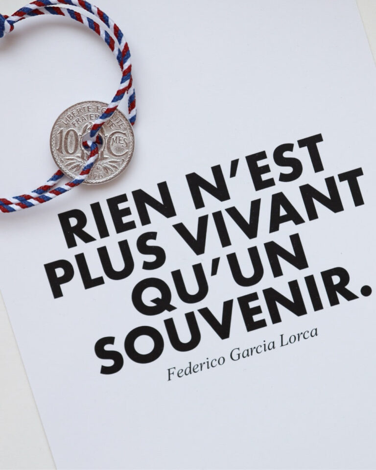Le Sou Français - Bracelet Vincennes - 10 centimes argent - Patriote