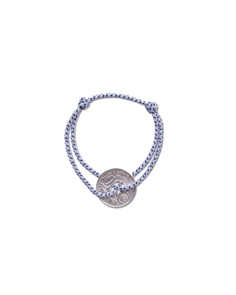 Le Sou Français - Bracelet Vincennes - 10 centimes argent - Marin