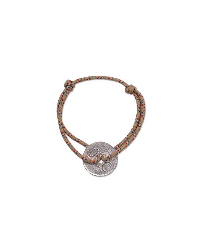 Le Sou Français - Bracelet Vincennes - 10 centimes argent - Sablais