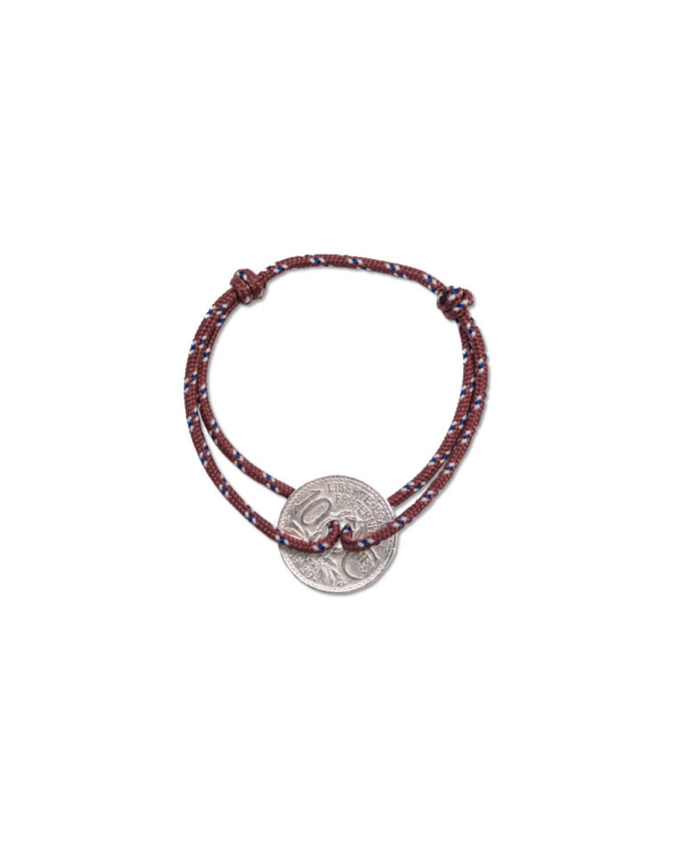 Le Sou Français - Bracelet Vincennes - 10 centimes argent - Vignoble