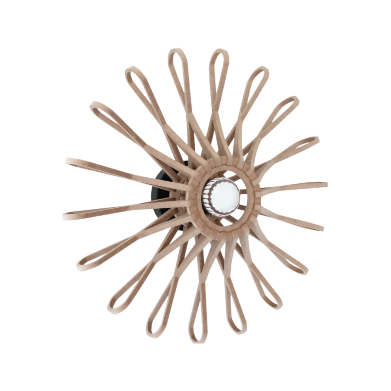 03 de deco appliques murales interieur camif bois clair bois nulle n 10039459 CAMIF SIGNATURE - Applique Fleur D47 cm