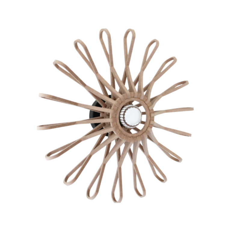 03 de deco appliques murales interieur camif bois clair bois nulle n 10039459 CAMIF SIGNATURE - Applique Fleur D47 cm