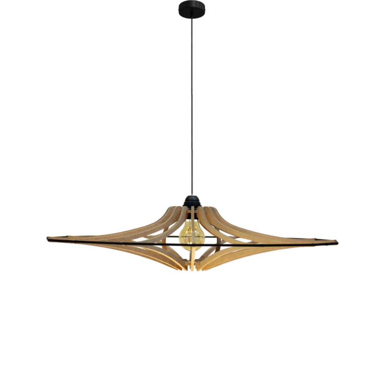 03 de deco suspensions et plafonniers camif bois clair bois a completer n 10039461 CAMIF SIGNATURE - Suspension Singing Brut D65 cm