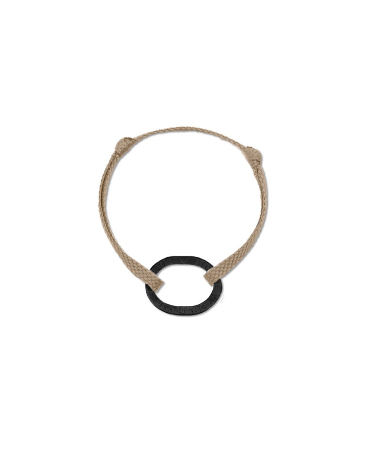 Le Sou Français - Bracelet Bastille - 10 francs charbon - Plat Beige