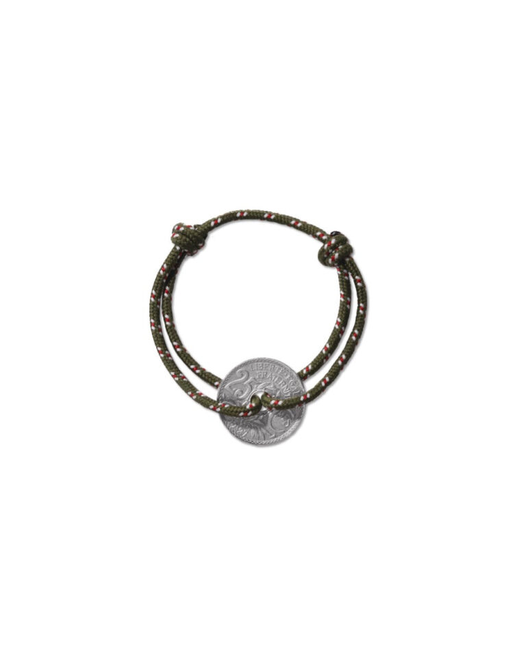 LE SOU FRANÇAIS - Bracelet Montmartre - 25 centimes argent - Intrépide