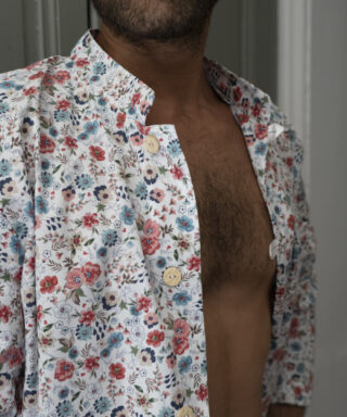 Chemise ou veste pour homme ? – Rouge/Ivoire/Bleu/Rose/Blanc/Noir par la marque Fleurs Pois et Cie Fleurs Pois et Cie - Chemise ou veste pour homme ? – Rouge/Ivoire/Bleu/Rose/Blanc/Noir