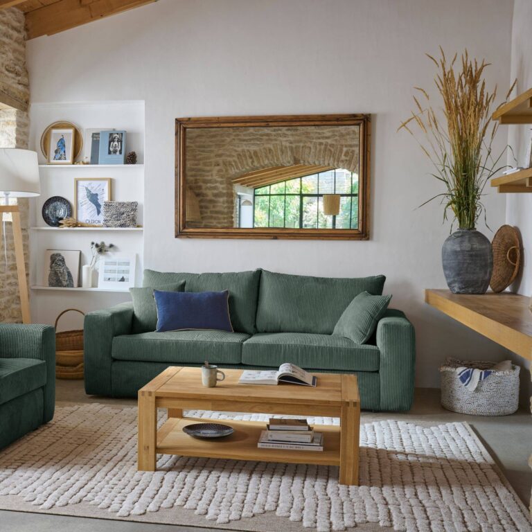 CAMIF SIGNATURE - Grand pouf velours côtelé Otto