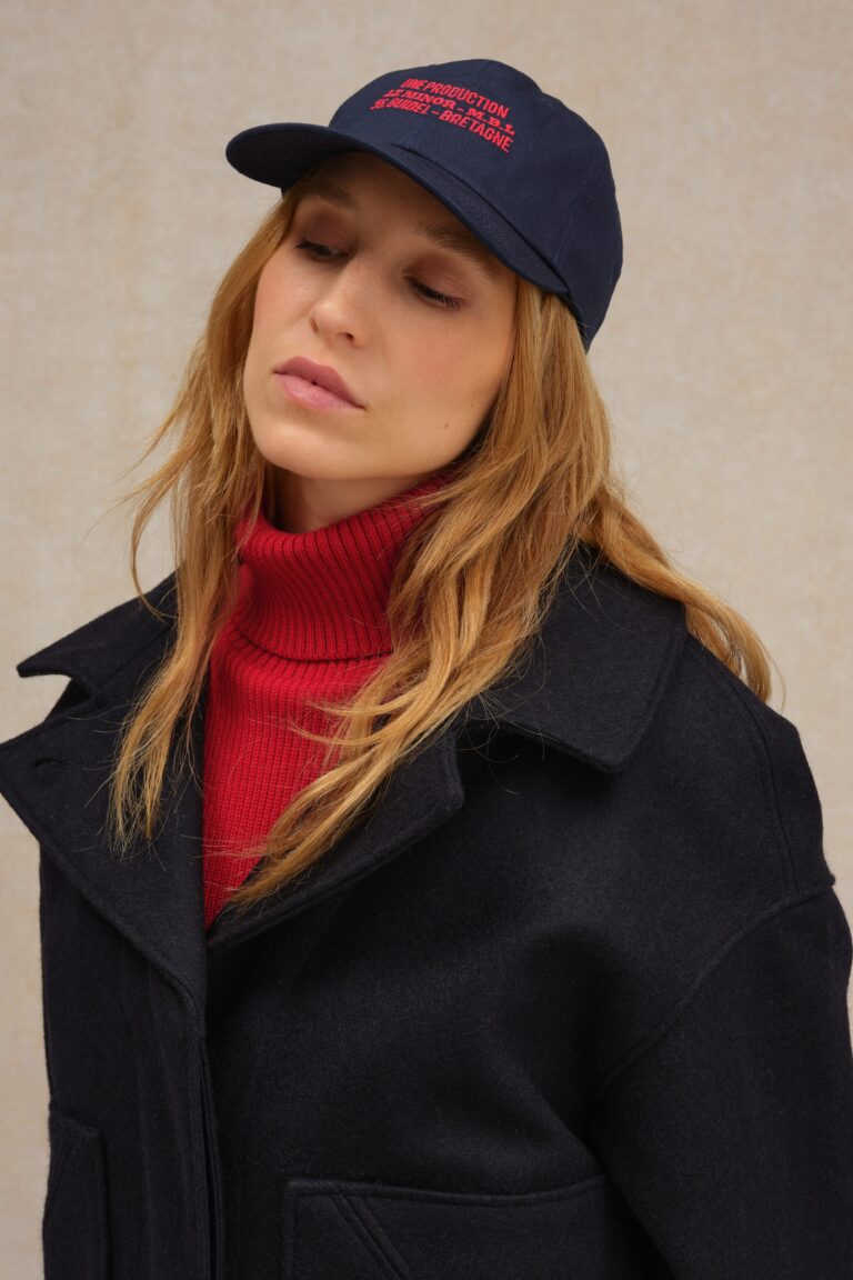 Le Minor - Caban bleu marine pour femme – XL