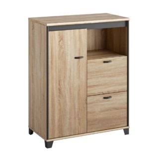 Rangement 1 porte 2 tiroirs Gregory par la marque Camif Camif - Rangement 1 porte 2 tiroirs Gregory