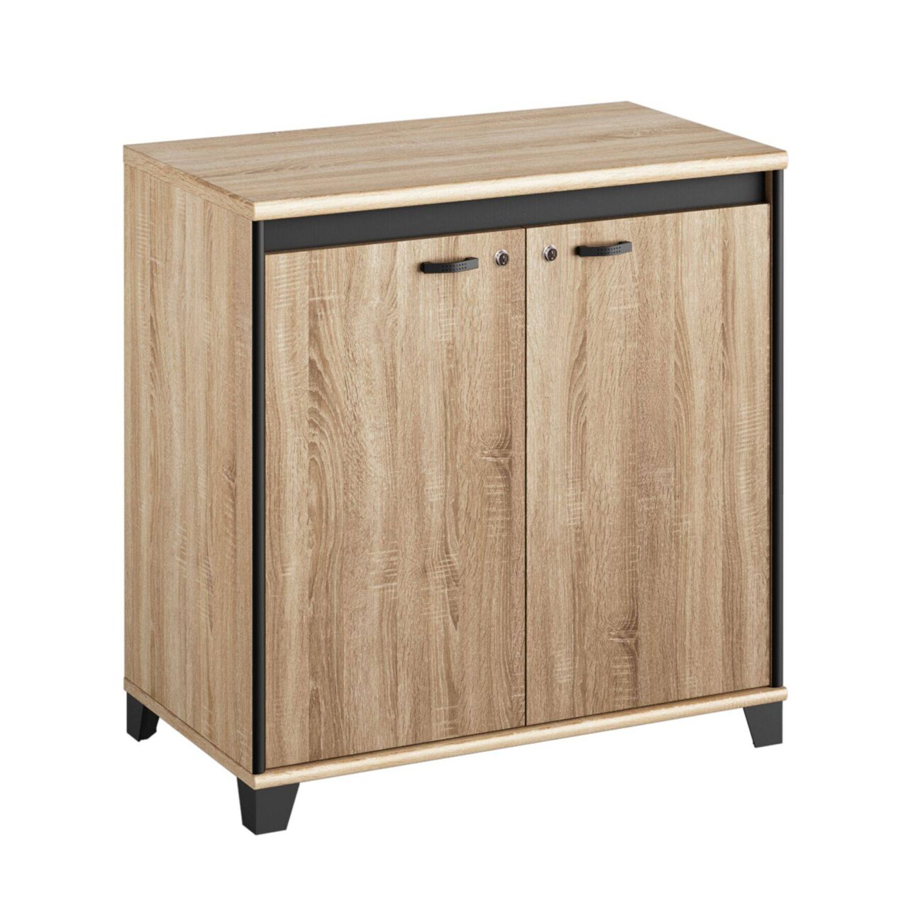 1D BUREAU RANGEMENT BOISCLAIR GAMI GREGORY 10031324 crop C.PRO PAR CAMIF - Rangement 2 portes Gregory