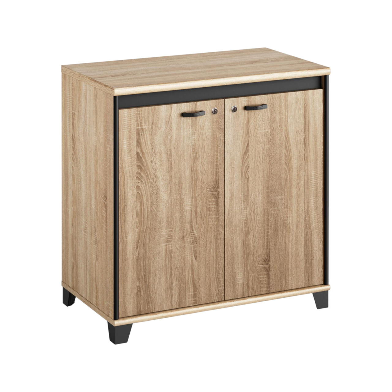 1D BUREAU RANGEMENT BOISCLAIR GAMI GREGORY 10031324 crop C.PRO PAR CAMIF - Rangement 2 portes Gregory