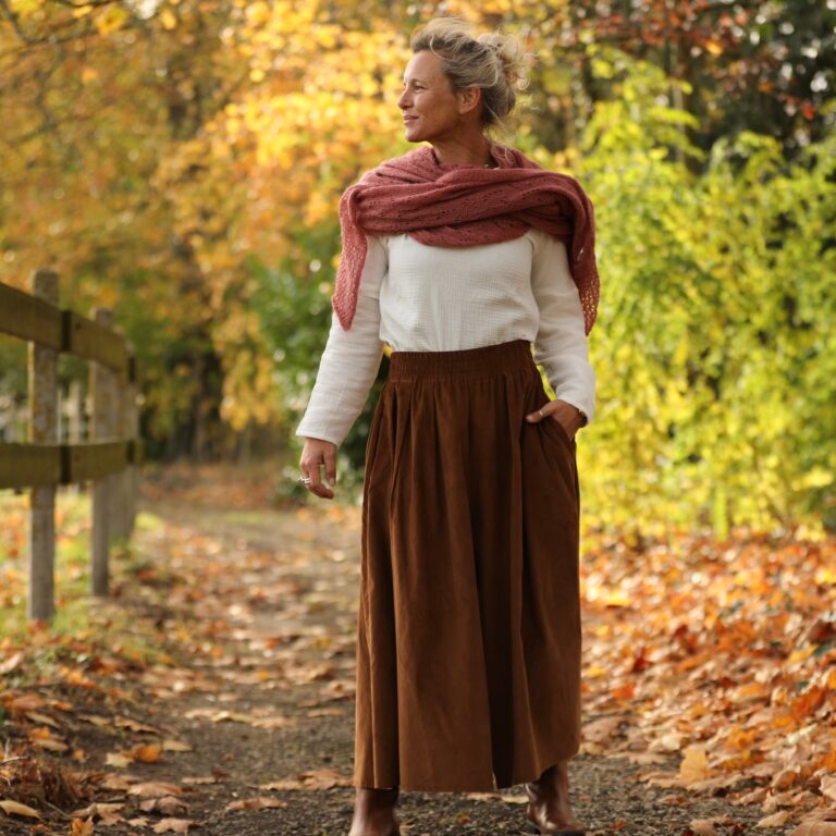 Quintessence - Pantalon Paco - velours milleraies camel – XXXL
