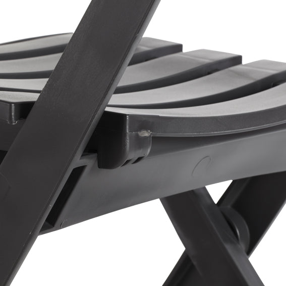 Grosfillex B2C - Chaise de jardin pliante Miami – Sorbet melon