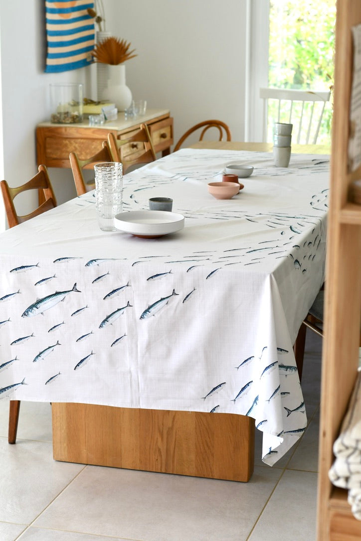 4C84A09F EF0C 47C0 AA70 1601044DACA4 1 105 c varek.illustrations - Nappe en coton rectangulaire 300 x 160 cm : La Valse