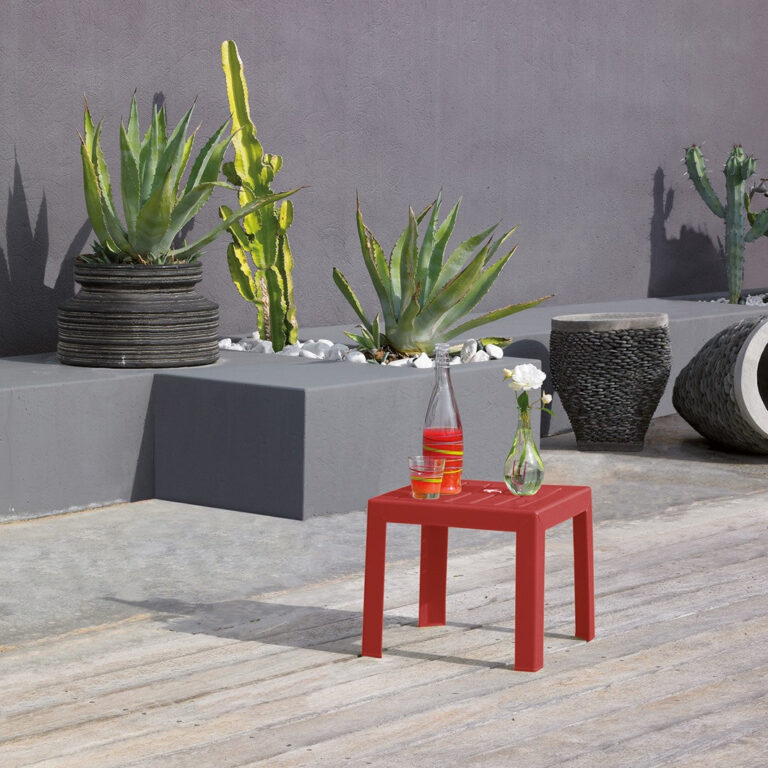 Grosfillex B2C - Table basse de jardin Miami – Fushia
