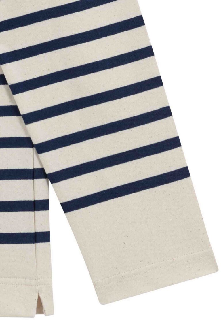 Le Minor - Marinière originale écru avec rayure rouge pour homme – XXL