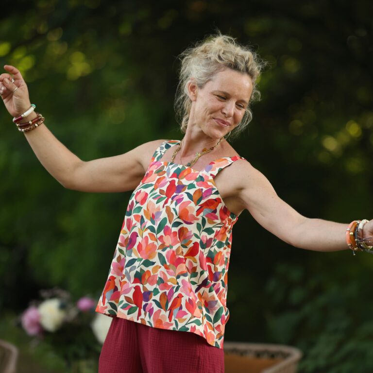 Quintessence - Blouse Florence – Coton Jardin secret – XXL