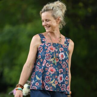 Quintessence - Blouse Florence – Coton jardin persan