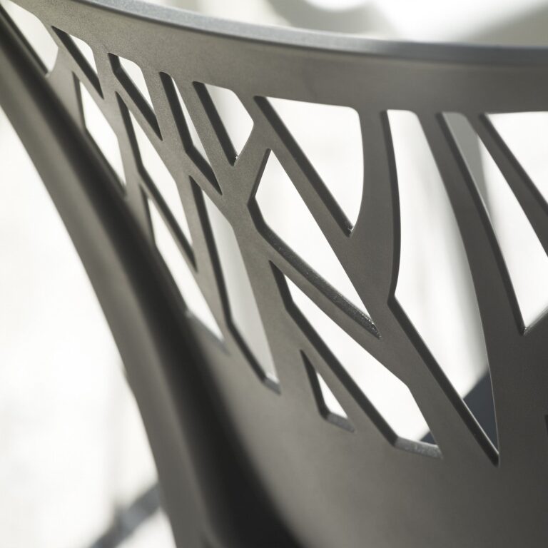 Grosfillex - Fauteuil de jardin Végétal recyclé – Anthracite