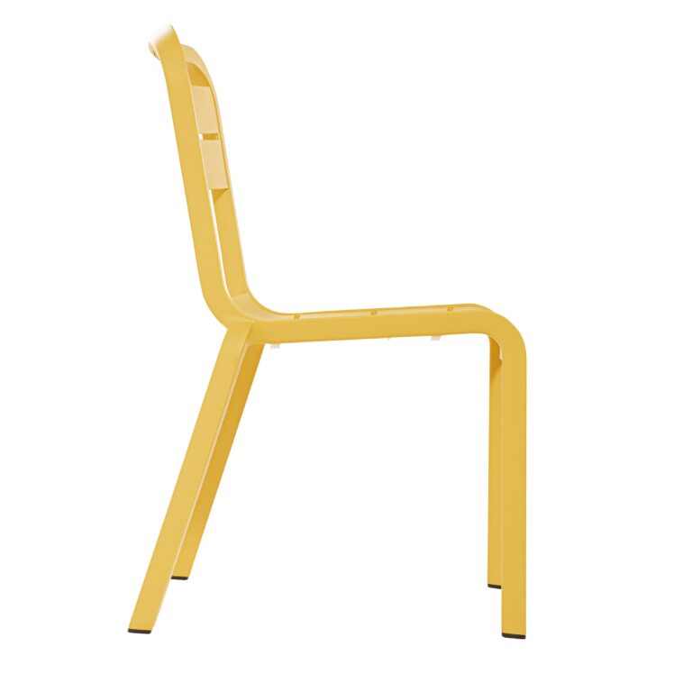 Grosfillex B2C - Chaise extérieur Recyclée Cannes – Vert tender