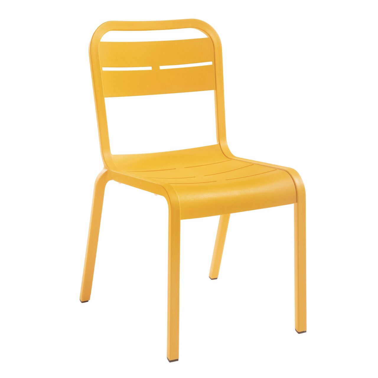 8822 Grosfillex B2C - Chaise de jardin Cannes – Jaune Indien