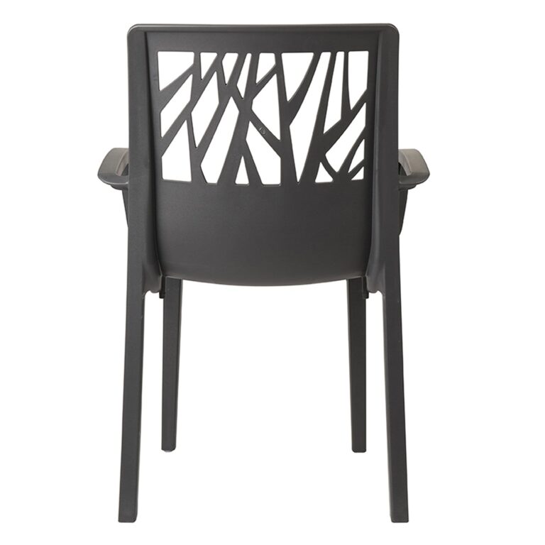 Grosfillex - Fauteuil de jardin Végétal recyclé – Anthracite