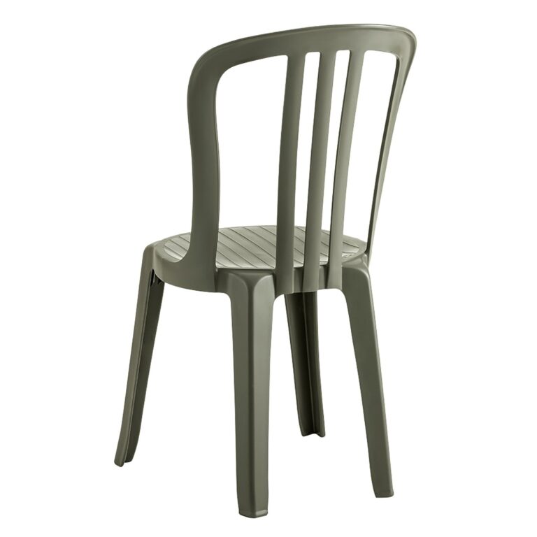 Grosfillex B2C - Chaise de jardin Miami bistrot – Taupe