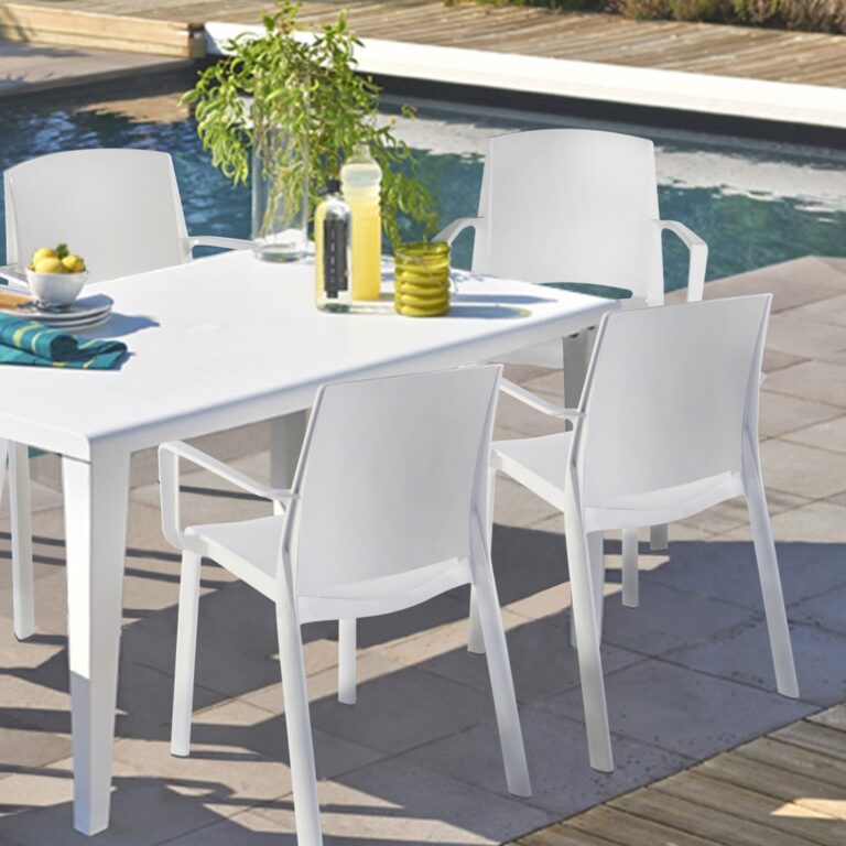 Grosfillex - Fauteuil de jardin Milton – Terracotta