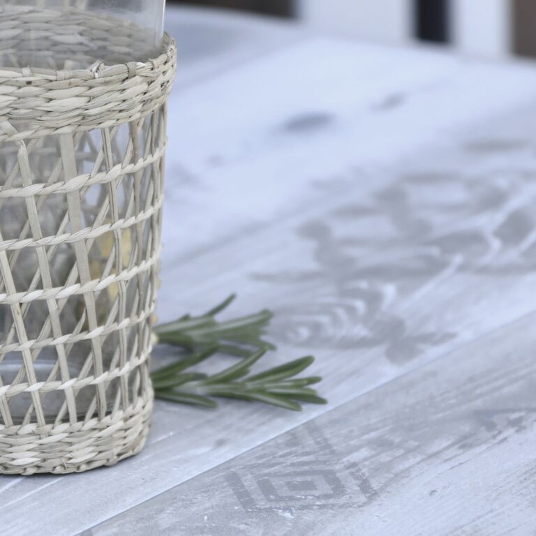 Grosfillex B2C - Table résine d'extérieur Nordic 165 x 100 cm – Lin