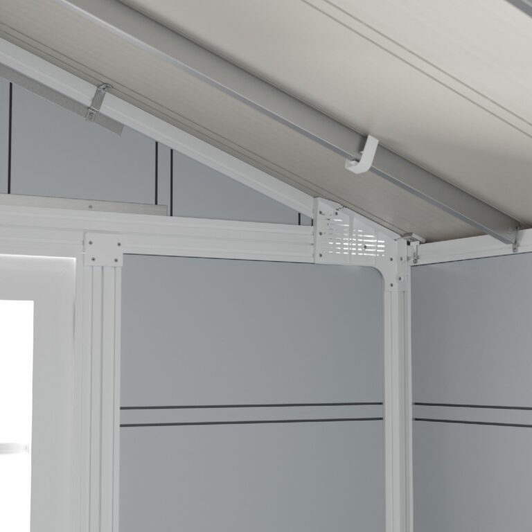 5 m² gris clair Déco – Blanc - gris