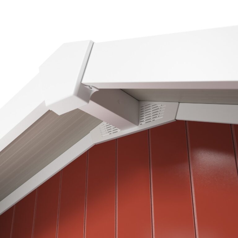 Grosfillex B2C - Abri de jardin 11 m² rouge brique Déco – Rouge brique