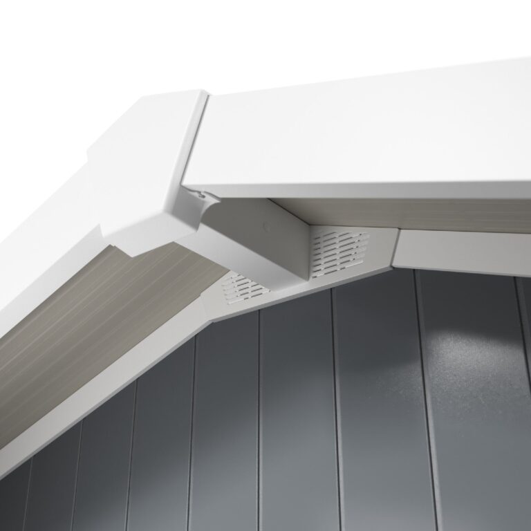 Grosfillex B2C - Abri de jardin 11 m² gris foncé Déco – gris