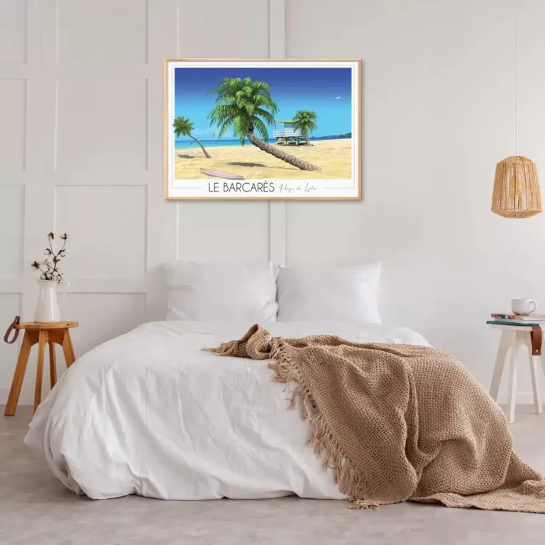 Foliove - Affiche Le Barcarès – 100x140 cm (B0)