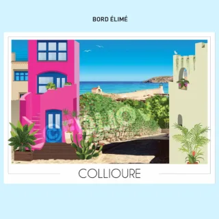Affiche Collioure Quartier du Mouré (édition imparfaite 50×70 cm) par la marque Foliove Foliove - Affiche Collioure Quartier du Mouré (édition imparfaite 50×70 cm)