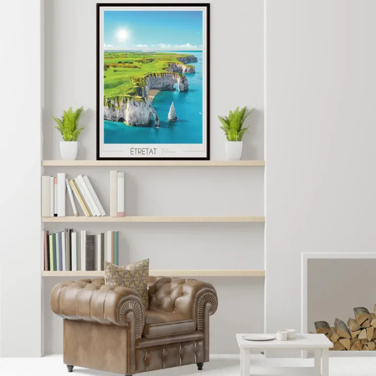 Foliove - Affiche Étretat – 50x70 cm (B2)