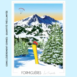 Affiche Formiguères (édition imparfaite 50×70 cm) par la marque Foliove Foliove - Affiche Formiguères (édition imparfaite 50×70 cm)