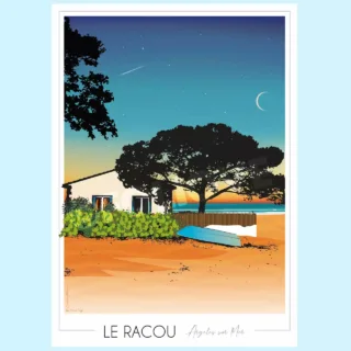 Affiche Le Racou – Argelès sur Mer par la marque Foliove Foliove - Affiche Le Racou – Argelès sur Mer
