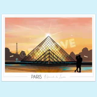 Foliove - Affiche Paris Louvre