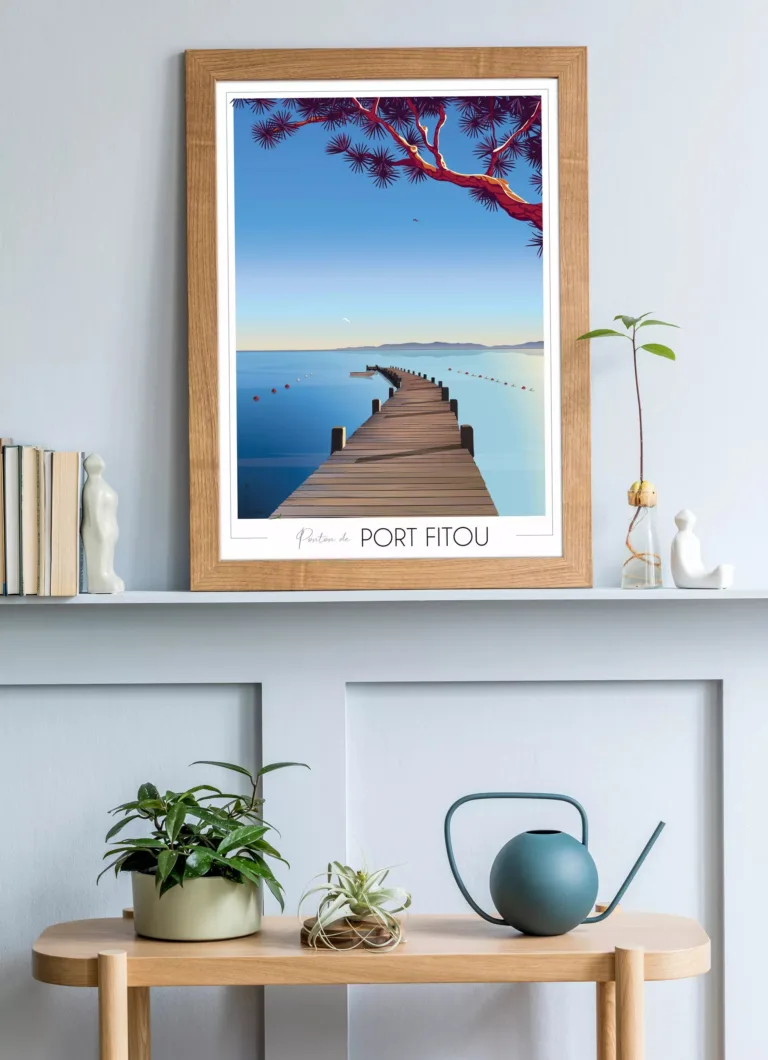 Foliove - Affiche Port Fitou – 21x30 cm (A4)