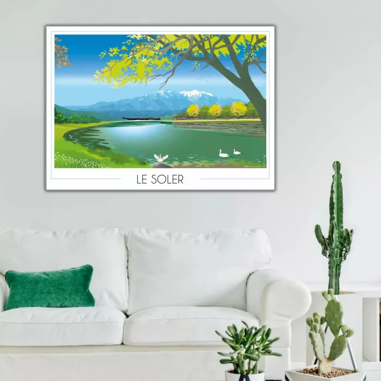 Foliove - Affiche Le Soler Lac – 70x100 cm (B1)