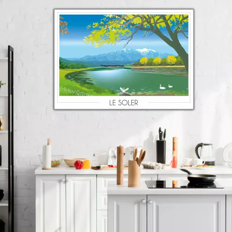 Foliove - Affiche Le Soler Lac – 70x100 cm (B1)
