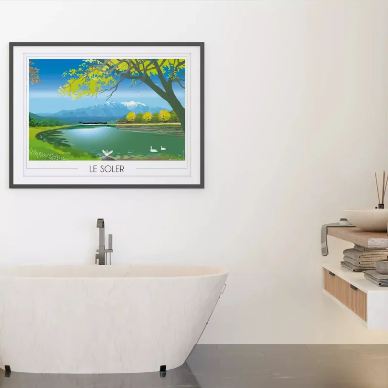 Foliove - Affiche Le Soler Lac – 70x100 cm (B1)