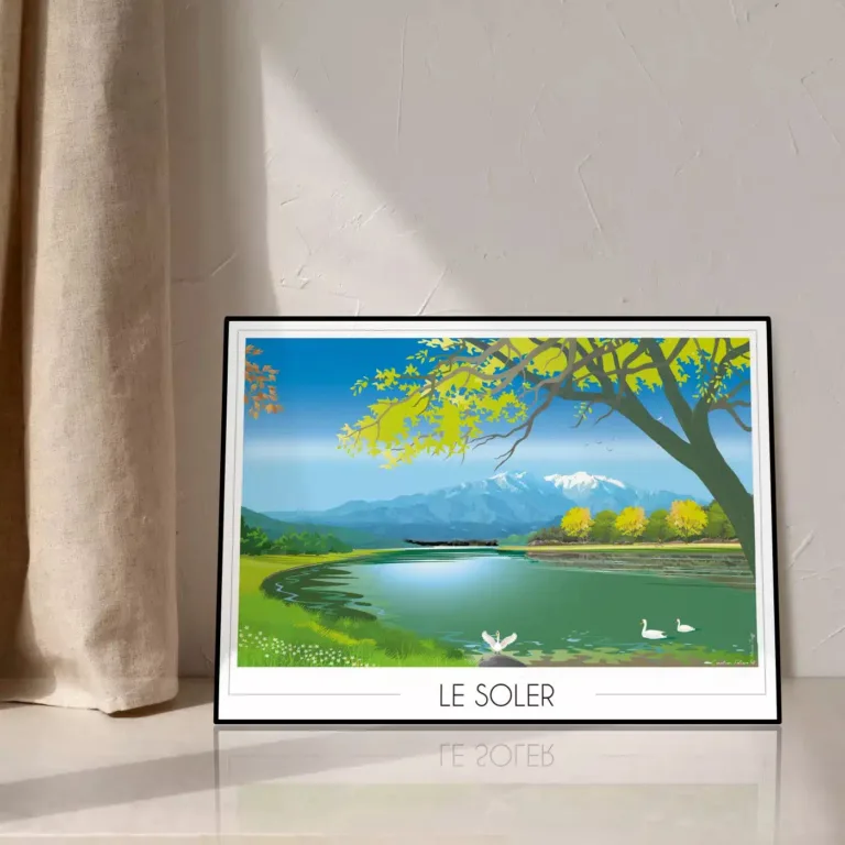 Foliove - Affiche Le Soler Lac – 70x100 cm (B1)