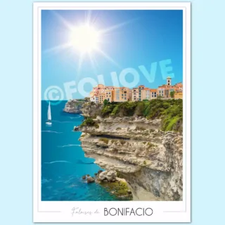 Affiche Bonifacio par la marque Foliove Foliove - Affiche Bonifacio