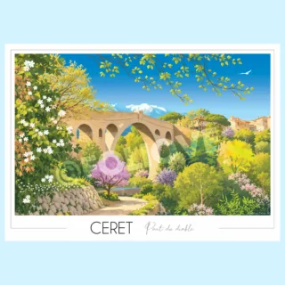 Foliove - Affiche de Céret – Pont du Diable