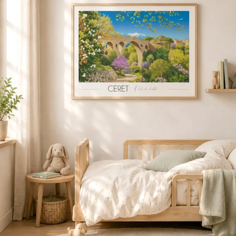 Foliove - Affiche de Céret - Pont du Diable – B0 (100 x 140 cm)