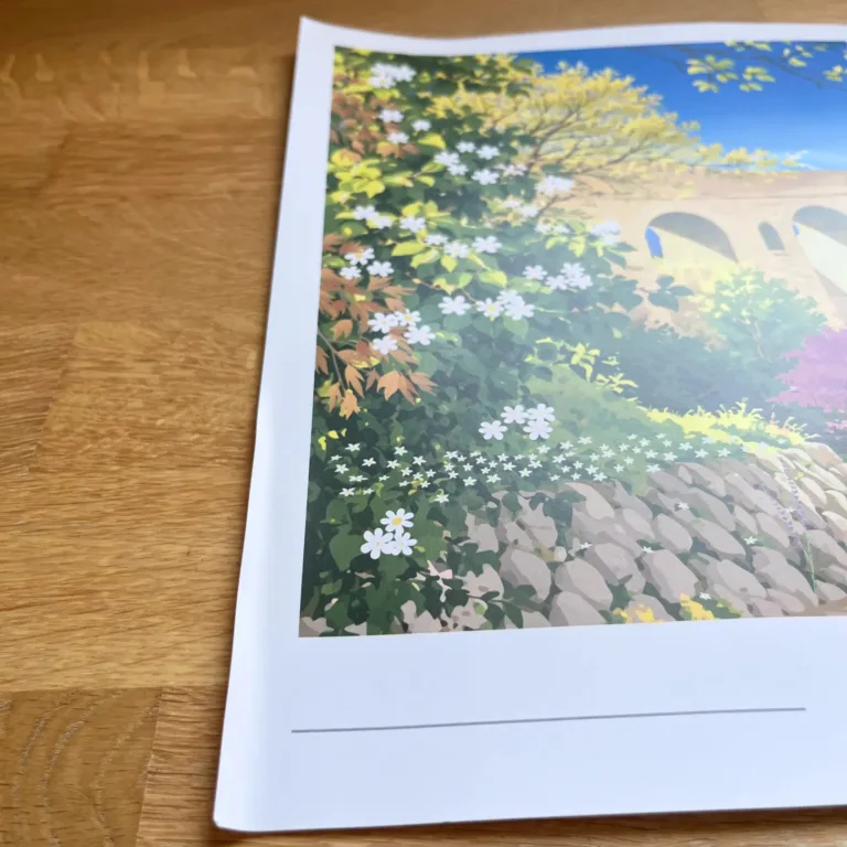 Foliove - Affiche de Céret - Pont du Diable | Imparfaite 30x42 – A3 (30 x 42 cm)