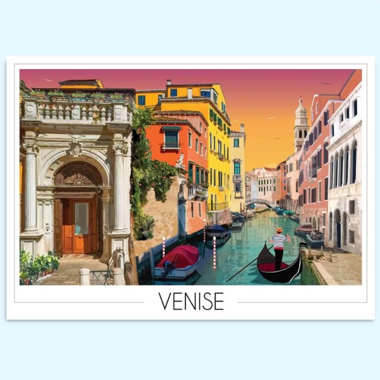 Foliove - Affiche de Venise – 100x140 cm (B0)