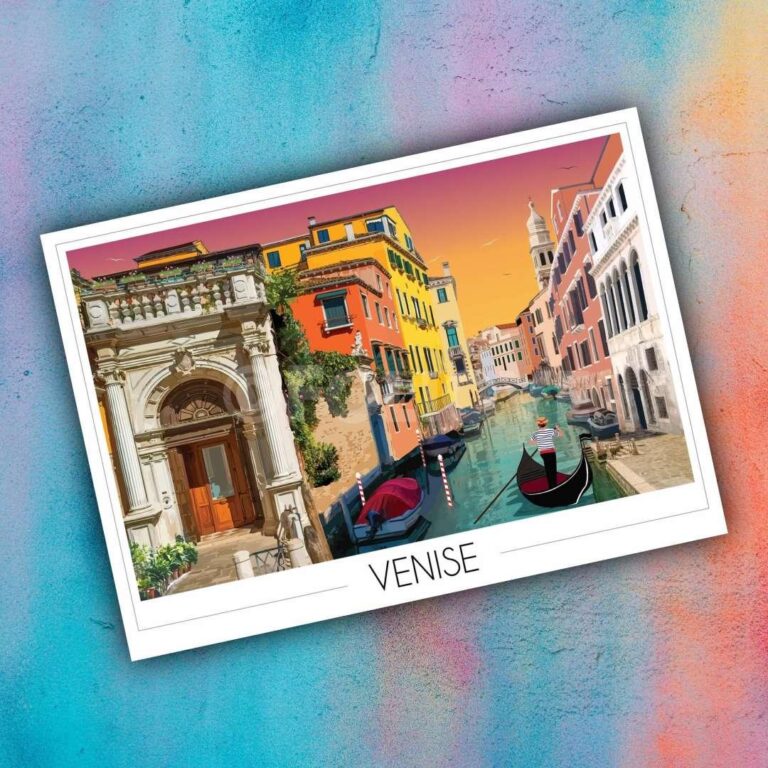 Foliove - Affiche de Venise – 100x140 cm (B0)
